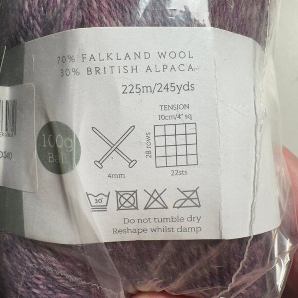 10 Skeins West Yorkshire Spinners Illustrious Heather Wool & Alpaca #906 - Picture 6 of 6